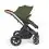 Ickle Bubba Stomp Luxe Black Frame Travel System With Stratus i-Size Carseat & Isofix Base-Woodland