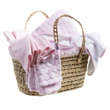 Clair De Lune Marshmallow My First Moses Gift Set-Pink