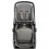 Peg Perego Ypsi Twin Stroller Bundle + 2 Lounge Car Seats - City Grey