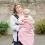 Cheeky Chompers Baby Travel Blanket - Rainbow Rose