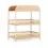 CuddleCo Aria Rattan Changing Table-Natural