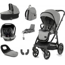 BabyStyle Oyster 3 Black Chassis Edition 7 Piece Luxury Travel System-Orion (New)