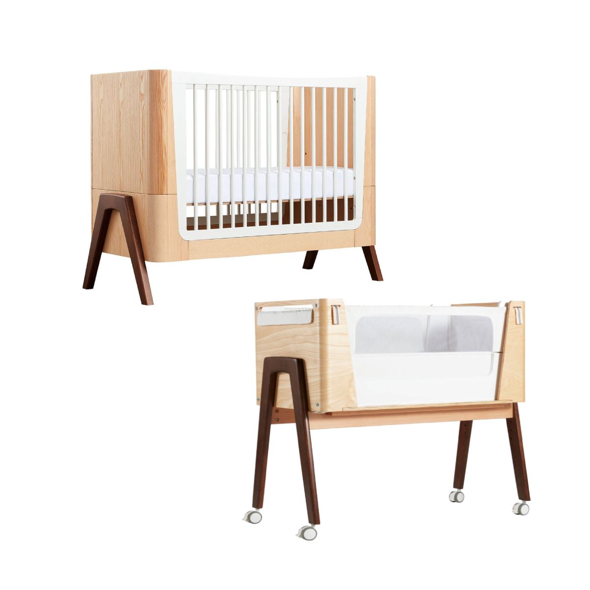 Gaia Hera Complete Sleep Cot & Co-Sleep Crib with Mattress
