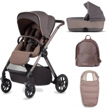 Silver Cross Reef First Bed Folding Carrycot & Fashion Pack-Earth