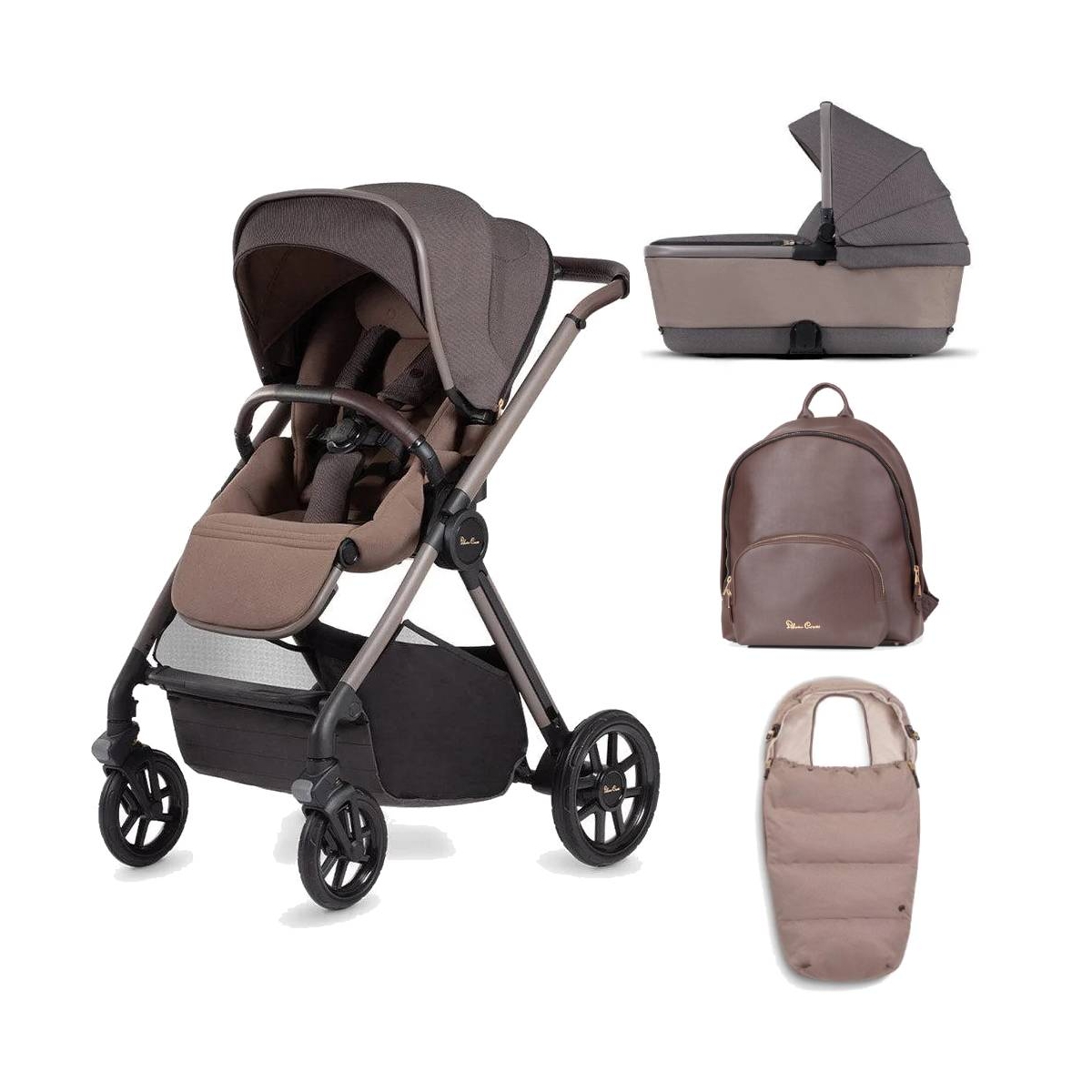 Silver Cross Reef First Bed Folding Carrycot & Fashion Pack