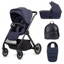 Silver Cross Reef First Bed Folding Carrycot & Fashion Pack-Neptune