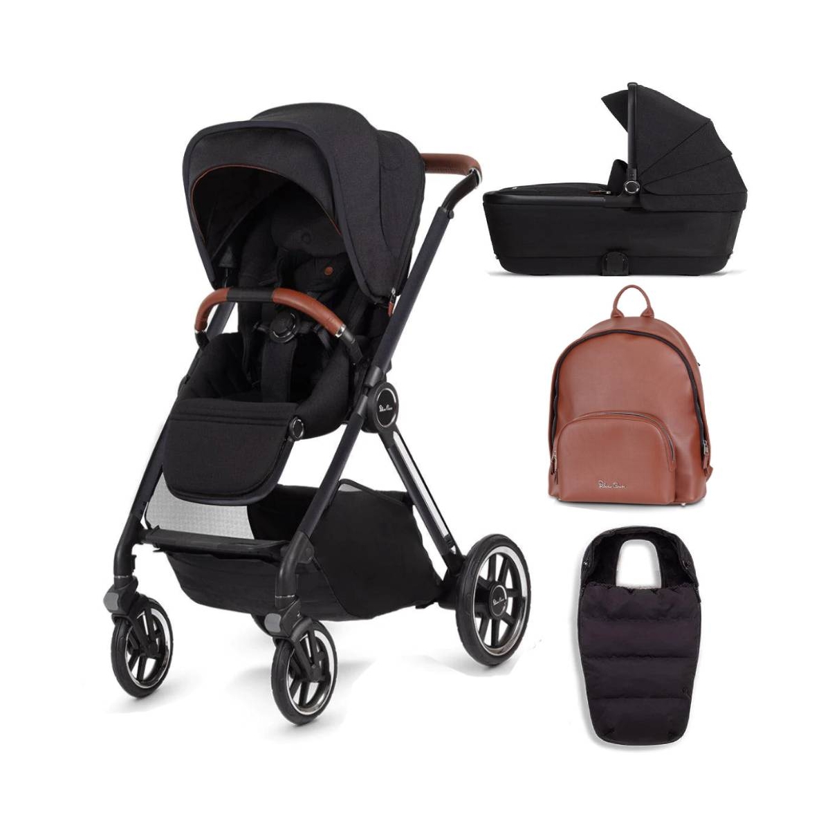 Silver Cross Reef First Bed Folding Carrycot & Fashion Pack