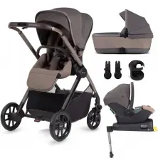Silver Cross Reef First Bed Folding Carrycot & Travel Pack - Earth