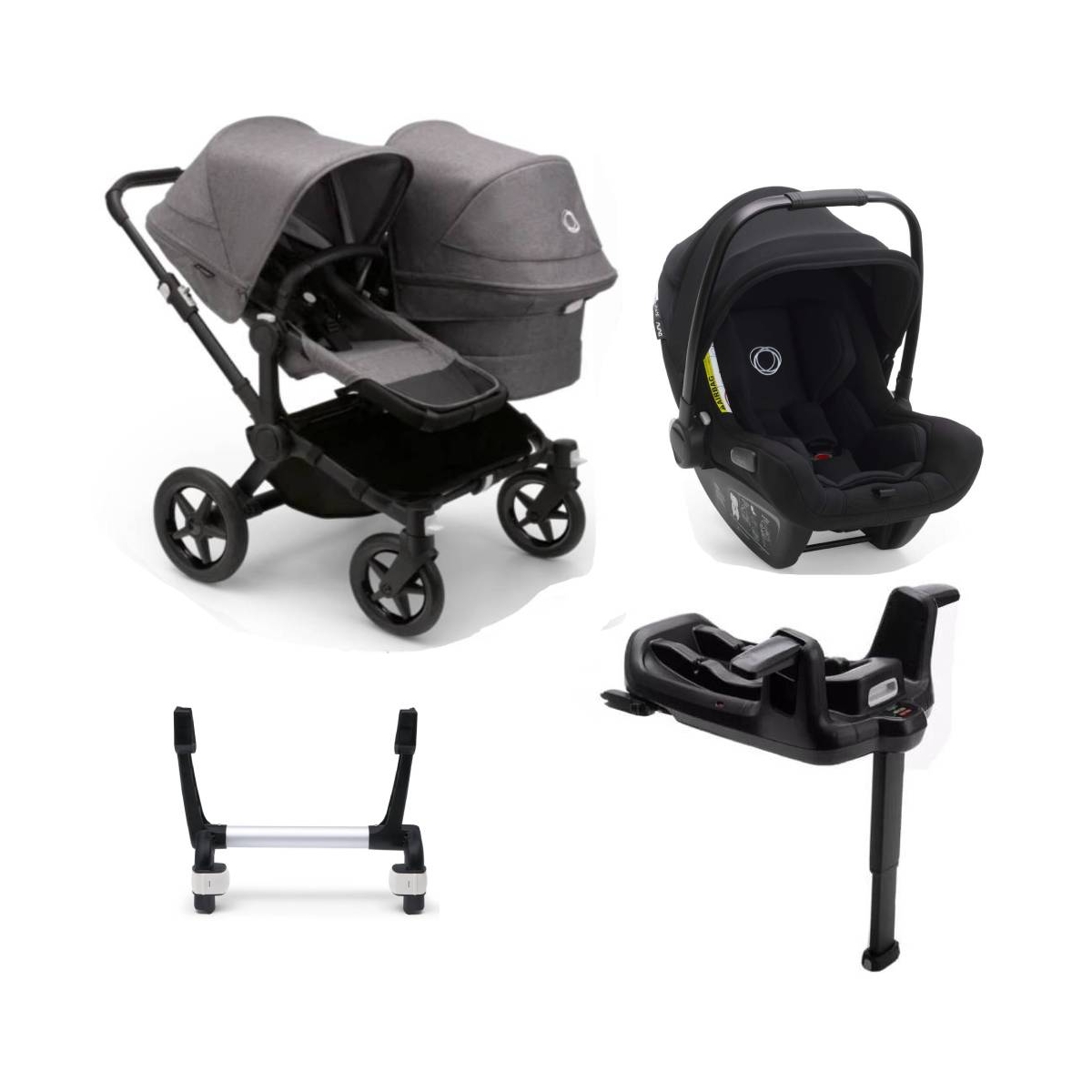 Bugaboo Donkey 5 Duo (Turtle Air) Travel System Bundle