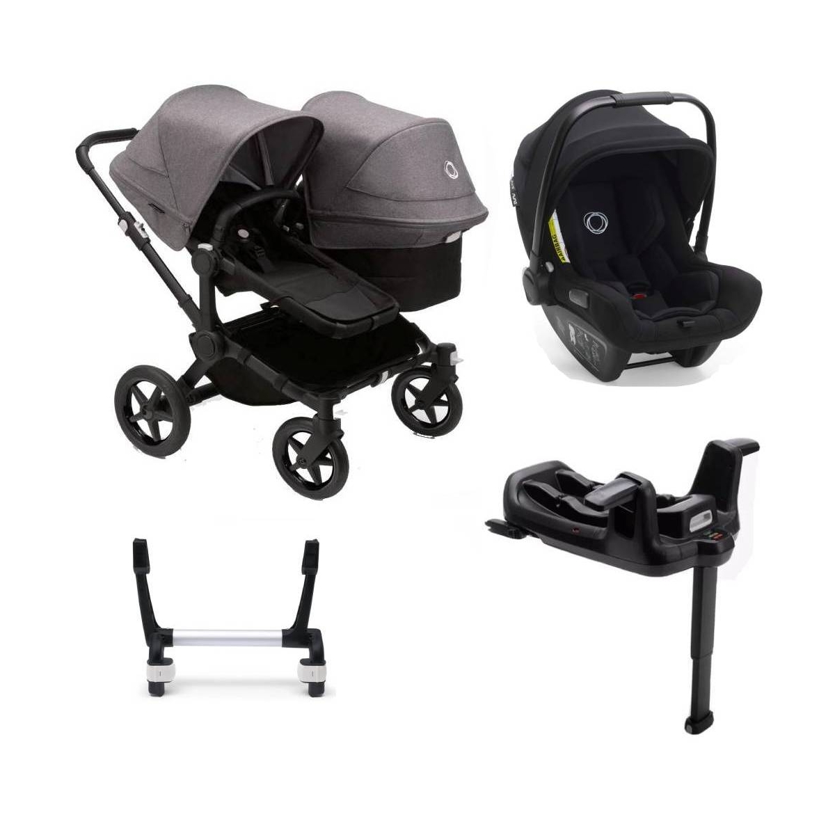 Bugaboo Donkey 5 Duo (Turtle Air) Travel System Bundle