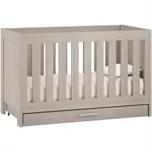 Venicci Forenzo Cot Bed with Undrawer-Nordic White