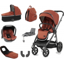 BabyStyle Oyster 3 City Grey Finish Edition 7 Piece Luxury Travel System-Ember (New)