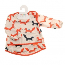 Ziggle Glorious Mess Weaning Coverall Bib-Mister Fox