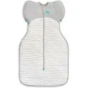 Love To Dream Dreamer Swaddle Up Cotton Warm Transition Bag-White/Grey (Size Medium)