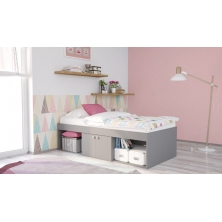 Kidsaw Low Single 3ft Cabin Bed-Grey (K0001G)