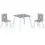 Kidsaw Star Table & Chairs-Grey (STTCGR)