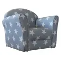 Kidsaw Mini White Stars Armchair - Grey