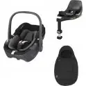 Maxi Cosi Pebble 360 Group 0+ Car Seat Bundle-Essential Black