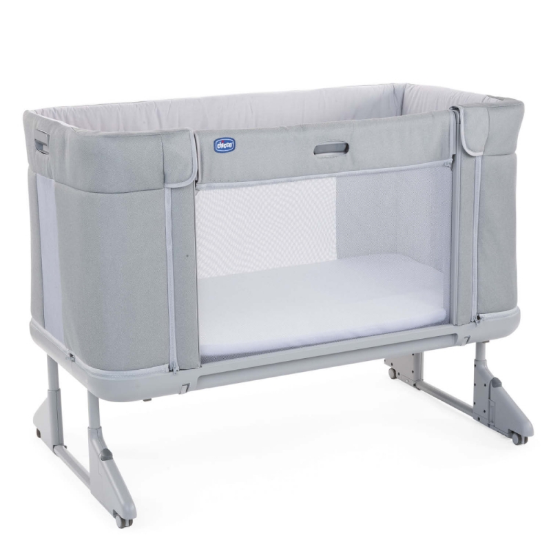 Chicco Next2Me Forever Side Sleeping Crib-Cool Grey 