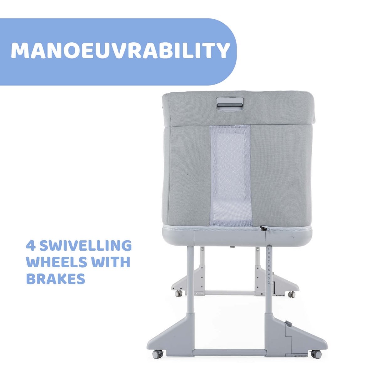 Chicco Next2Me Forever Side Sleeping Bedside Crib & Cot BundleCool Grey