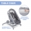 Chicco Baby Hug Air 4 in 1 Crib, Reclining Chair & Highchair Solution-Titanium (NEW)