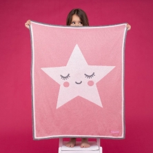 Ziggle Dream Big Stay Cosy Blanket-Happy Star
