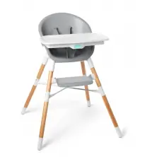 Skip Hop 4-in-1 High Chair - White/Grey