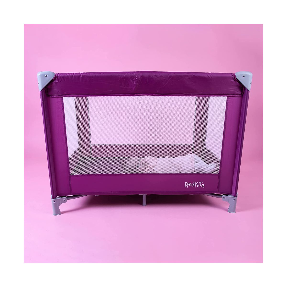 Red Kite Sleep Tight Travel CotRaspberry