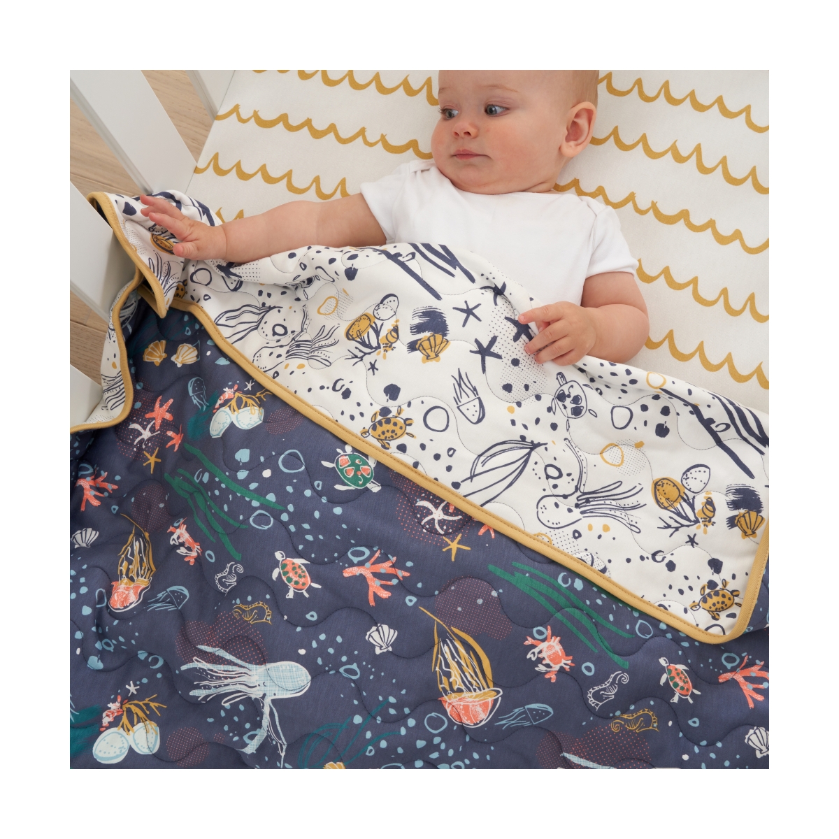 Tutti Bambini Our Planet Cot/Cot Bed Coverlet