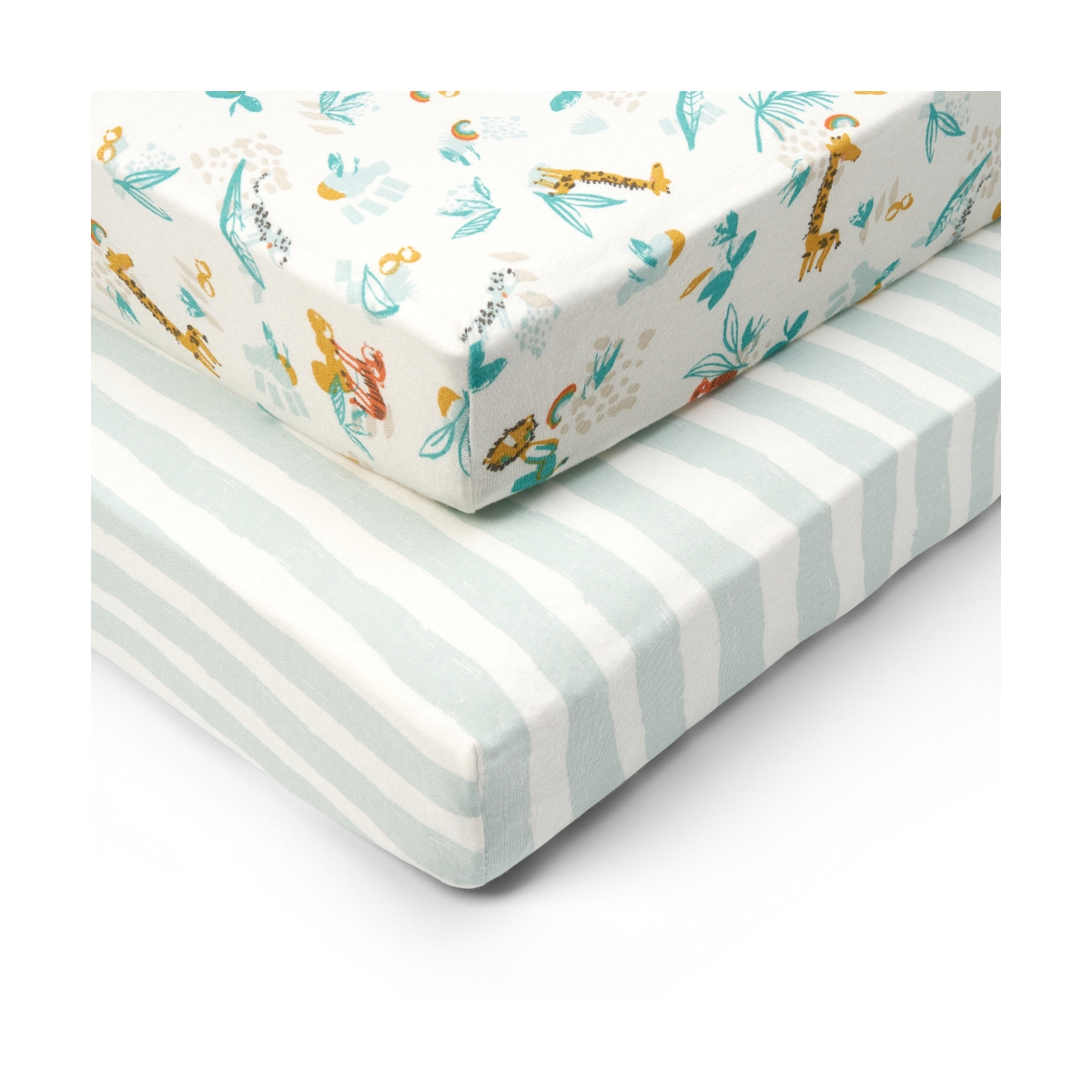 Tutti Bambini Pack of 2 Run Wild Cot Fitted Sheet