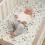 Tutti Bambini Pack of 2 Run Wild Cot Fitted Sheet-White/Brown