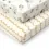 Tutti Bambini Pack of 2 Run Wild Cot Fitted Sheet-White/Brown
