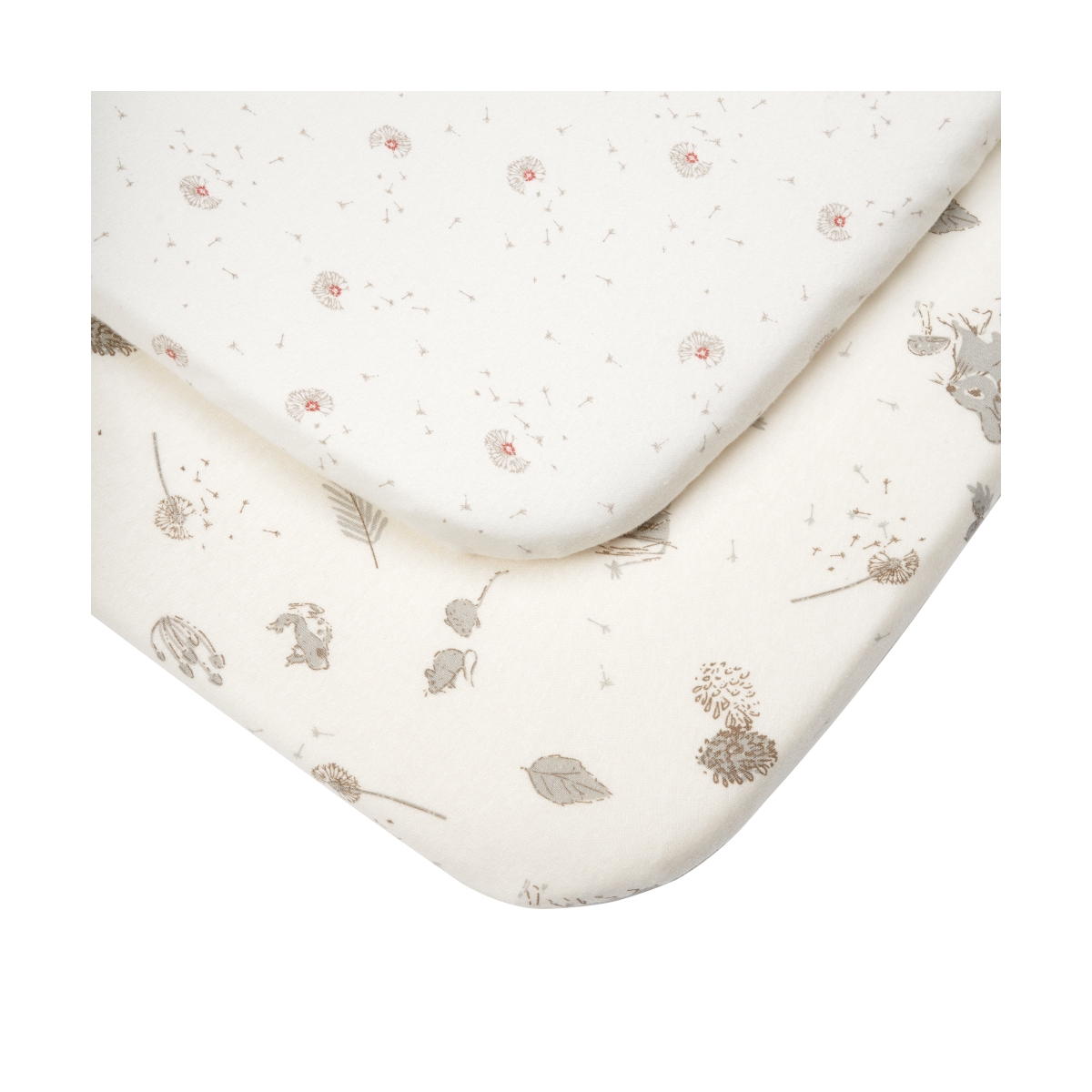 Tutti Bambini Pack of 2 Cocoon Bedside Crib Fitted Sheets