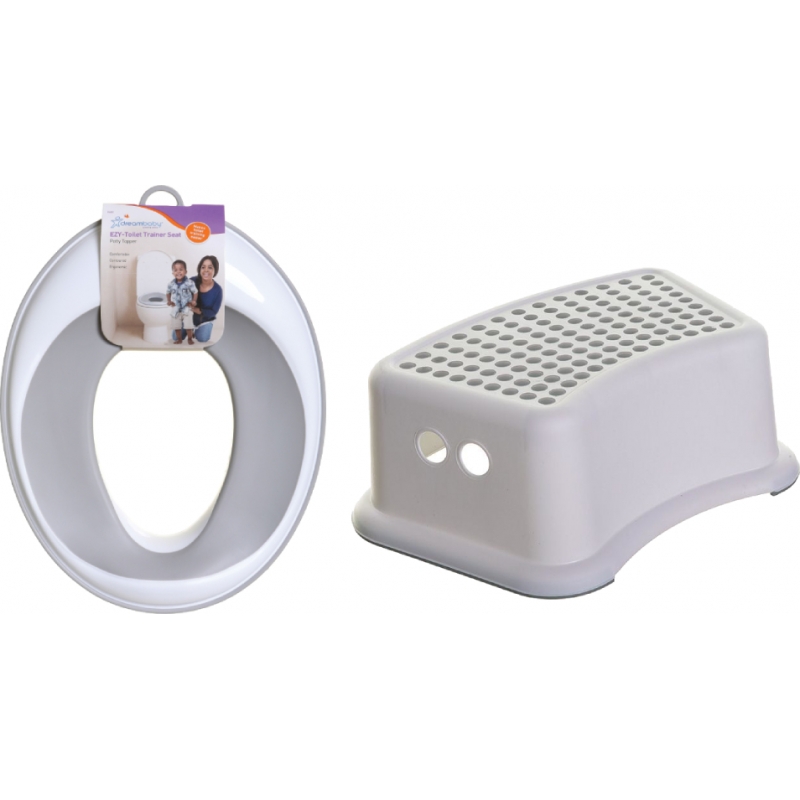 Dreambaby EZYSlimline Contoured Shape Toilet Trainer Seat & Step Stool