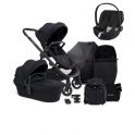  iCandy Orange Pushchair and Carrycot Complete Bundle WITH CYBEX CLOUD Z2 I-SIZE CARSEAT-Black
