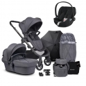  iCandy Orange Pushchair and Carrycot Complete Bundle WITH CYBEX CLOUD Z2 I-SIZE CARSEAT-Black