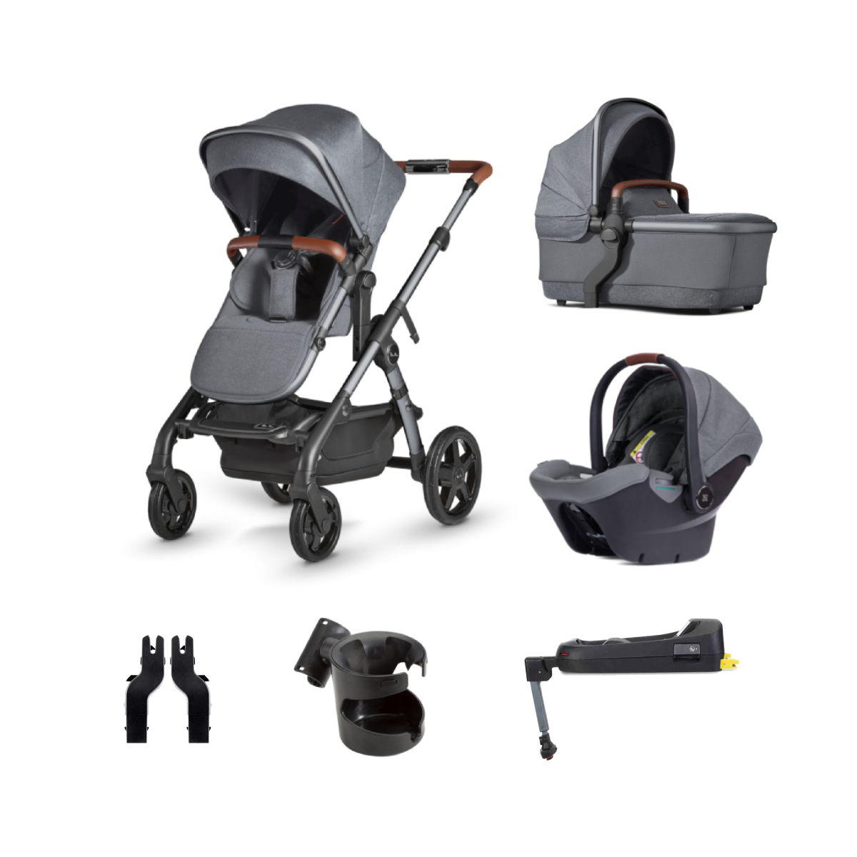 Silver Cross Wave Pushchair + Travel Pack