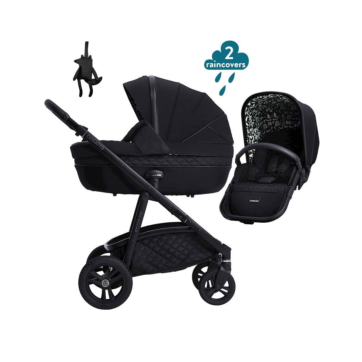 Cosatto Wow Continental Pram and Pushchair Bundle