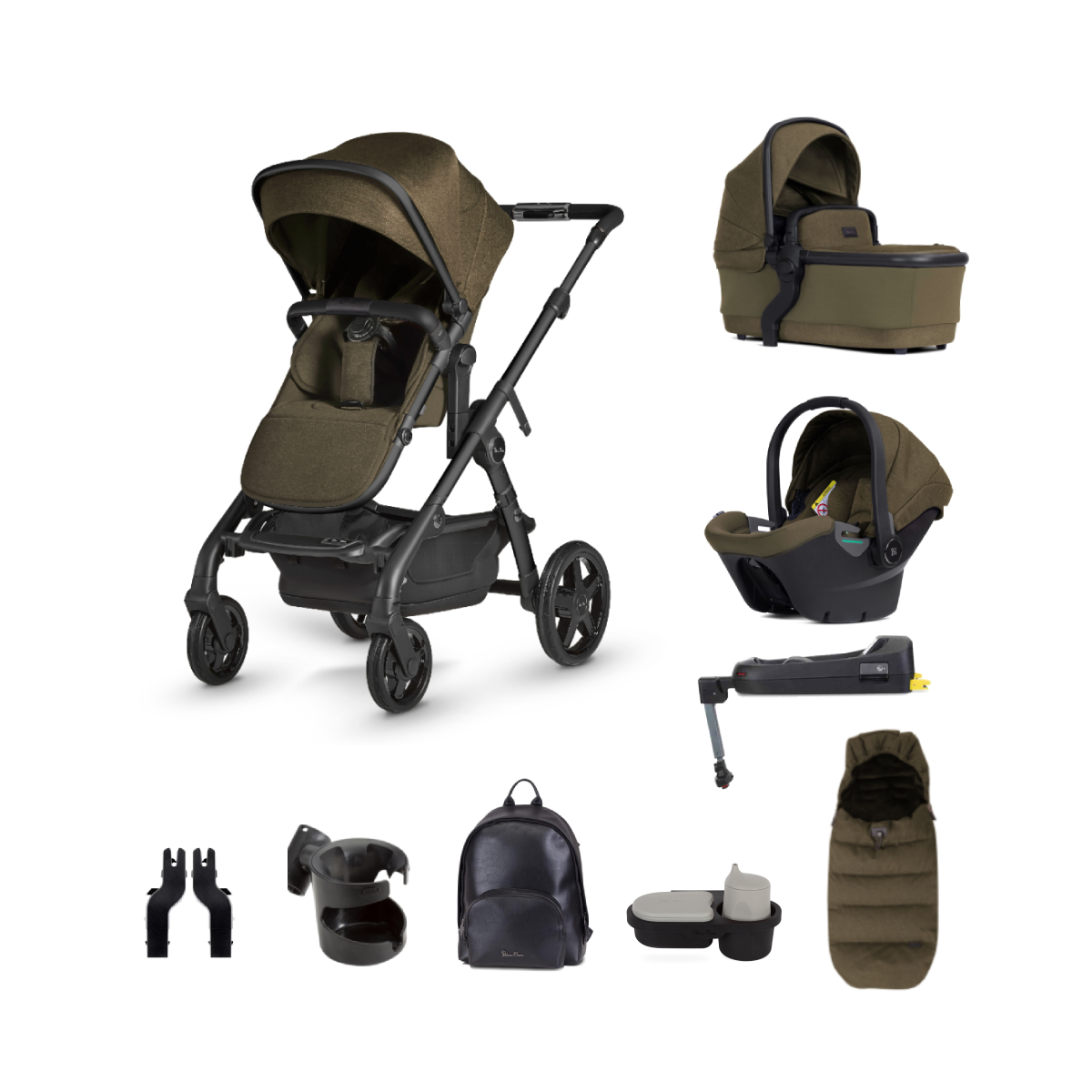 Silver Cross Wave Pushchair + Ultimate Pack