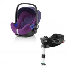 Britax Baby Safe i-Size Car Seat + Base Bundle - Mineral Purple**