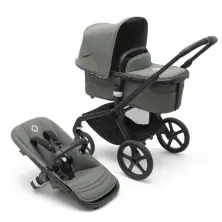 Bugaboo Fox 5 Complete Pushchair - Black/Forest Green/Forest Green