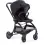 Junior Jones Aylo 7 Piece Travel System with Cybex Aton B2 Car seat and Base One-Rich Black