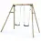 Plum Play Wooden Double Swing-Natural