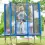 Plum and Play 6ft Trampoline & Enclosure-Blue