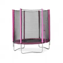 Plum Play 6ft Trampoline and Enclosure-Pink