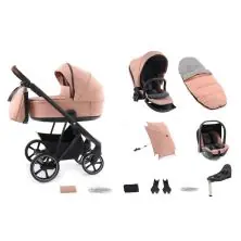Babystyle Prestige with Vogue Chassis 13 Piece Bundle-Coral/Brown