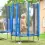 Plum Play 4.5ft Junior Trampoline and Enclosure-Blue