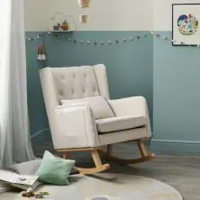 Babymore Lux Nursing Chair-Cream