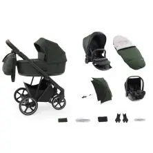 Babystyle Prestige with Vogue Chassis 12 Piece Bundle-Spruce/Brown