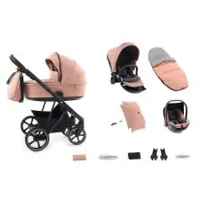 Babystyle Prestige with Vogue Chassis 12 Piece Bundle-Coral/Brown